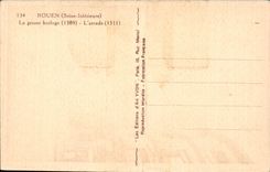 Rouen CPA the large clock the arcade