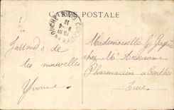 Rouen CPA the large clock High relief with the ceiling of Vault