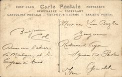 CPA Montpellier Le palais de justice et l'arc de triomphe