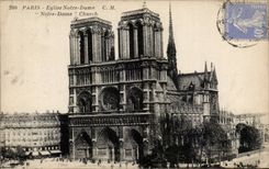 CPA Paris Eglise Notre Dame 