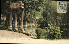 Paris CPA the park Heap