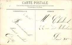 Paris CPA the park Heap