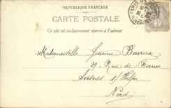 Paris CPA Park Heap Statue of Guy of Maupassant