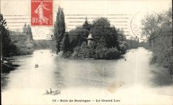 Paris CPA Bois de Boulogne Le grand lac