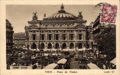 Paris CPA Place de l'opera
