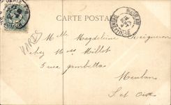 Paris CPA Abside de Notre Dame