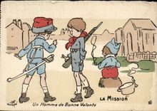 CPA Fantasy a man of goodwill the Mission Children