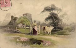 CPA Fantasy Woman and cow