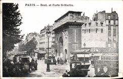 CPA Paris Boul and carries St Martin