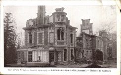 CPA the Scale St Aurin Ruins of the castle