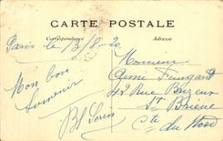 CPA Paris Gate and boulevard Saint Denis