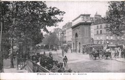 CPA Paris Boulevard and Gate Saint Martin