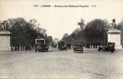 CPA Paris Avenue of the Champs Elysees
