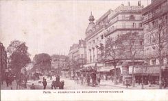 CPA Paris Perspective du boulevard Bonne Nouvelle