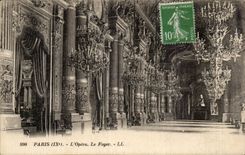 CPA Paris L' Opera Le foyer