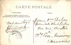 CPA Drill of Fontainebleau Barbizon Medallion Portraits of the painters Millet and Theordore Rousseau