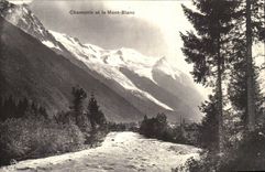 CPA Chamonix et le Mont Blanc