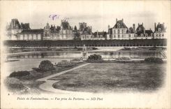 CPA Palate of Fontainebleau Seen from of the floor