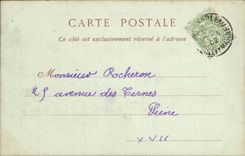 CPA Palate of Fontainebleau Seen from of the floor