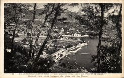 CPA Villefranche on sea View taken between the pines and the Wet dock