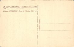 CPA Chateau d'Amboise Tour de l'horloge