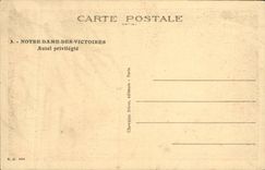 CPA Paris Notre Dame des Victoires Autel privilegie