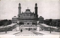 CPA Paris Trocadero seen of the bridge of iena