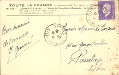 CPA Cauterets Weg von pierrefitte hat Cauterets die Schnecke