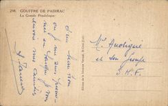 CPA Pit of Padirac large Pendeloque