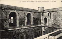 CPA Castle of Cliff the keep seen interior