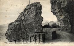 Algeria CPA Route of Candle has Djidjelli the road of cliffs