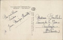 CPA Clermont-ferrand Ansicht