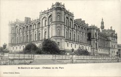 CPA Saint Germain in Bush hammer the castle seen of the park