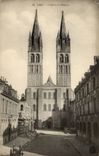 CPA Caen die Kirche St Etienne