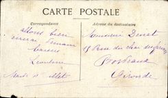 Paris CPA Train station and the quay of Orsay (floods)