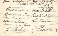 Paris CPA Panorama on the Seine taken of the bridge of Arts Eiffel Tower