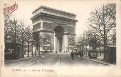Paris CPA Arc de Triomphe the Maggi company