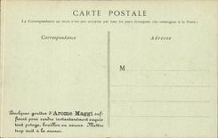 Paris CPA Arc de Triomphe the Maggi company