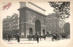 Paris CPA Gate Saint Martin the Maggi company