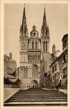 CPA Angers the cathedral and the rise St Maurice
