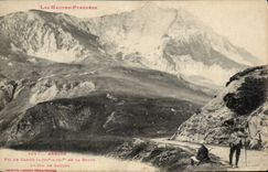 Arrens CPA Spitze von Gabizo der Strasse zum Kragen von Soulon