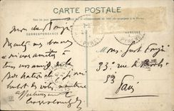 Arrens CPA Spitze von Gabizo der Strasse zum Kragen von Soulon