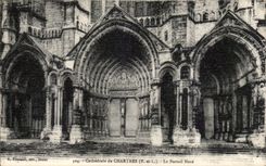 CPA Cathedral of northern Chartres Gate