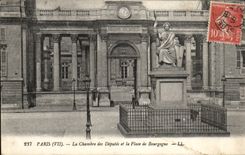 Paris CPA House of Commons and place of Burgundy