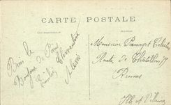 Paris CPA Hotel Terminus and the street St Lazare