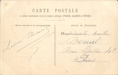 CPA holy Paris Fountain Michel