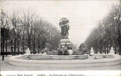 CPA Paris Fountain of the observatory