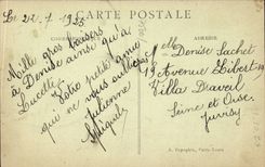 CPA Paris Panorama des Tuileries et l'arc de triomphe du Carrousel