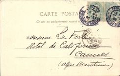 CPA Paris Jardin des tuileries et la rue de Rivoli