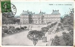 CPA Paris Garden of Luxembourg